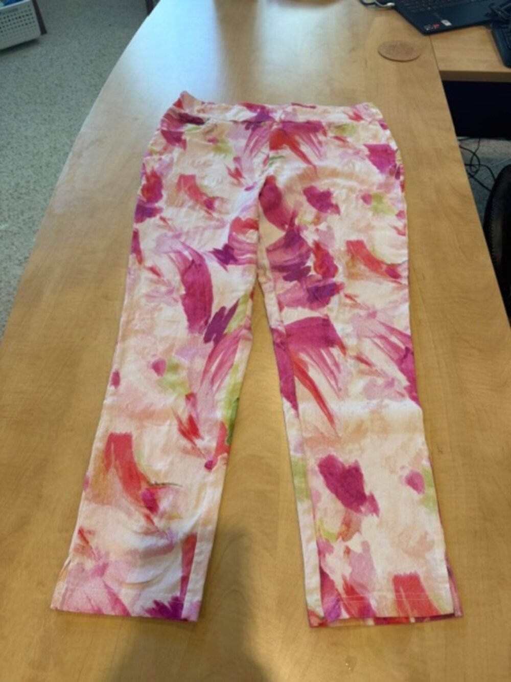 GG Pink Printed Skinny Pants Size L